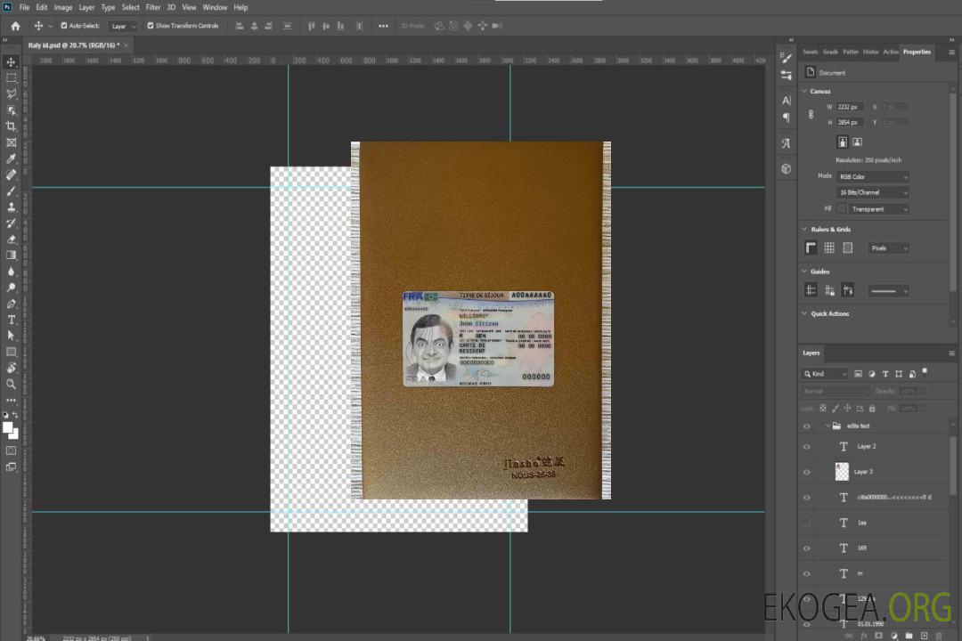 Nouvelle carte de séjour France 2019 - présent photolook DEVANT template Nouvelle carte de séjour France 2019 - présent photolook DEVANT template